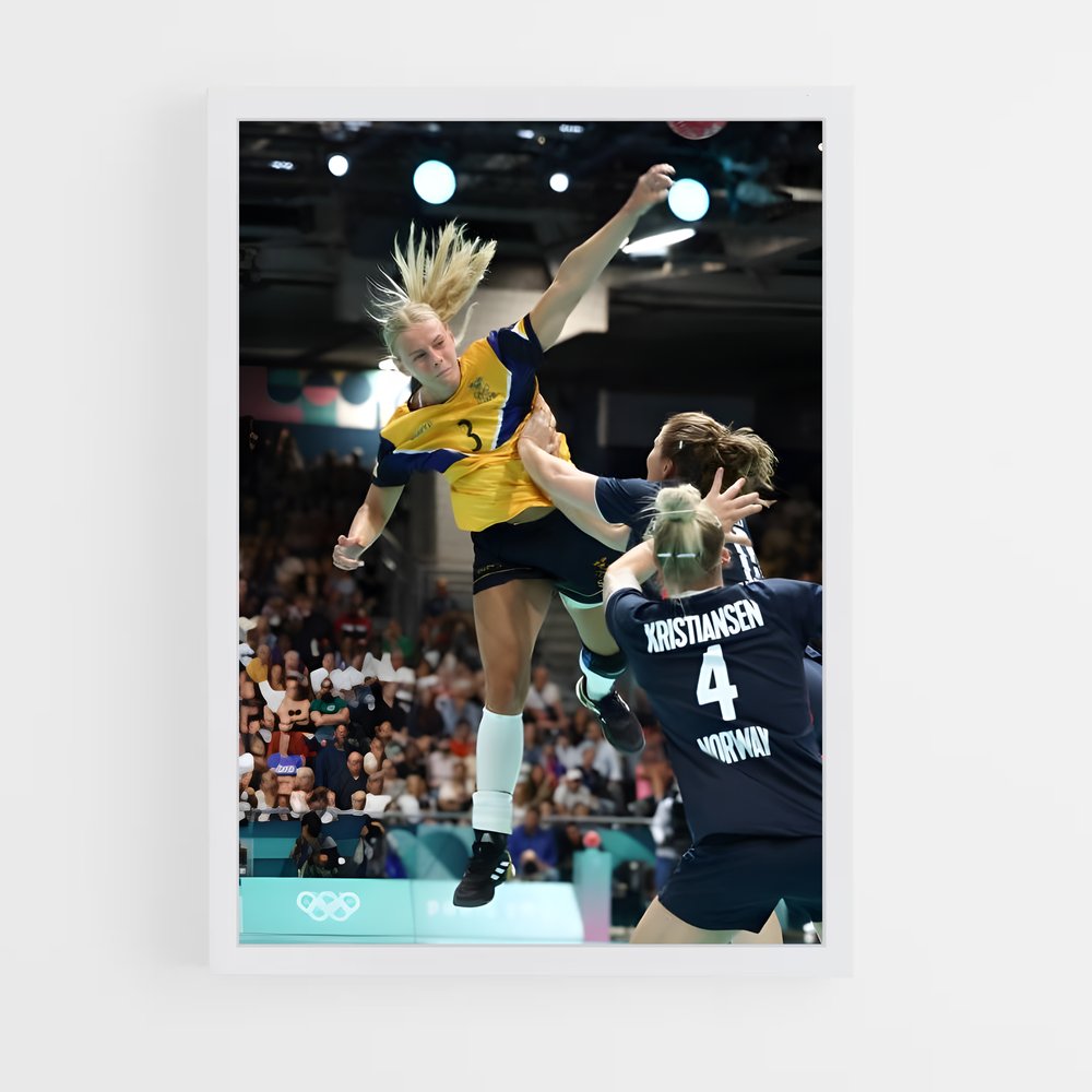 Poster L'Art du Blocage – affiche Handball (vue 3)